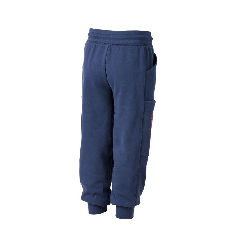 Accessoarer: Sweat pants light e.s.trail, barn + djupblå/tararosa 6