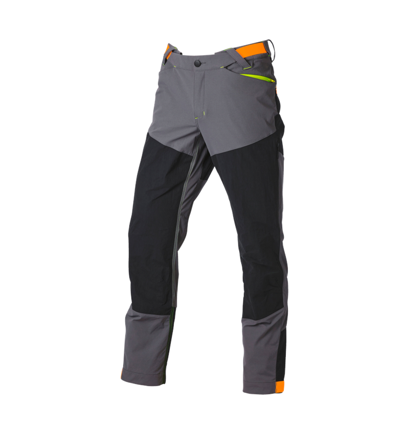 Arbetsbyxor: Hybrid funktionsbyxa e.s.trail + antracit/svart/varselorange/varselgul 4
