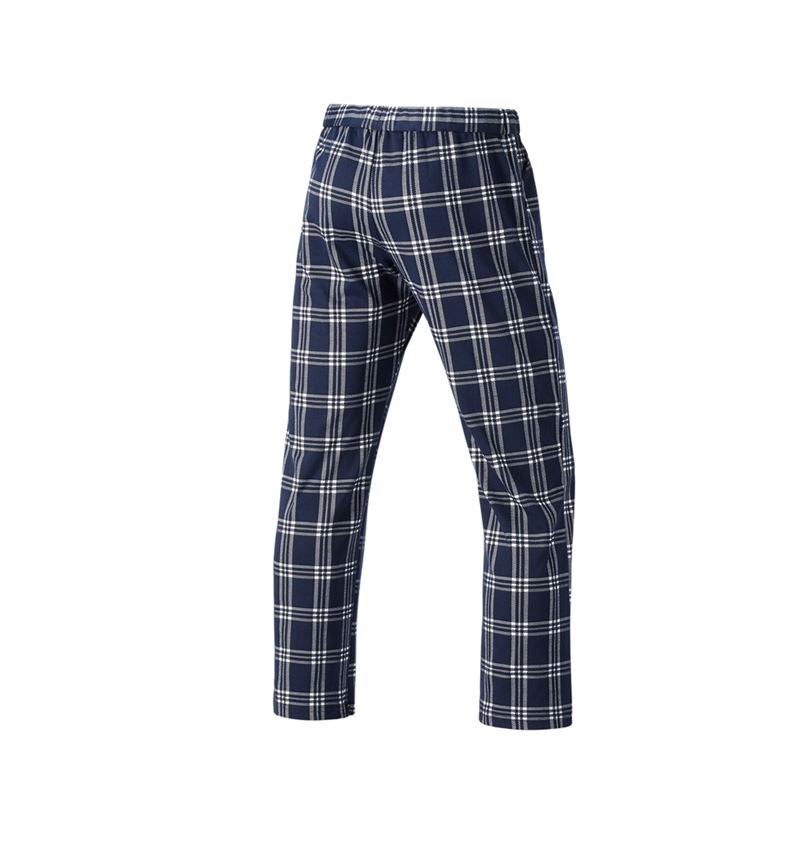 Accessories: e.s. Checkered Pyjama Bottoms + deepblue/white 4