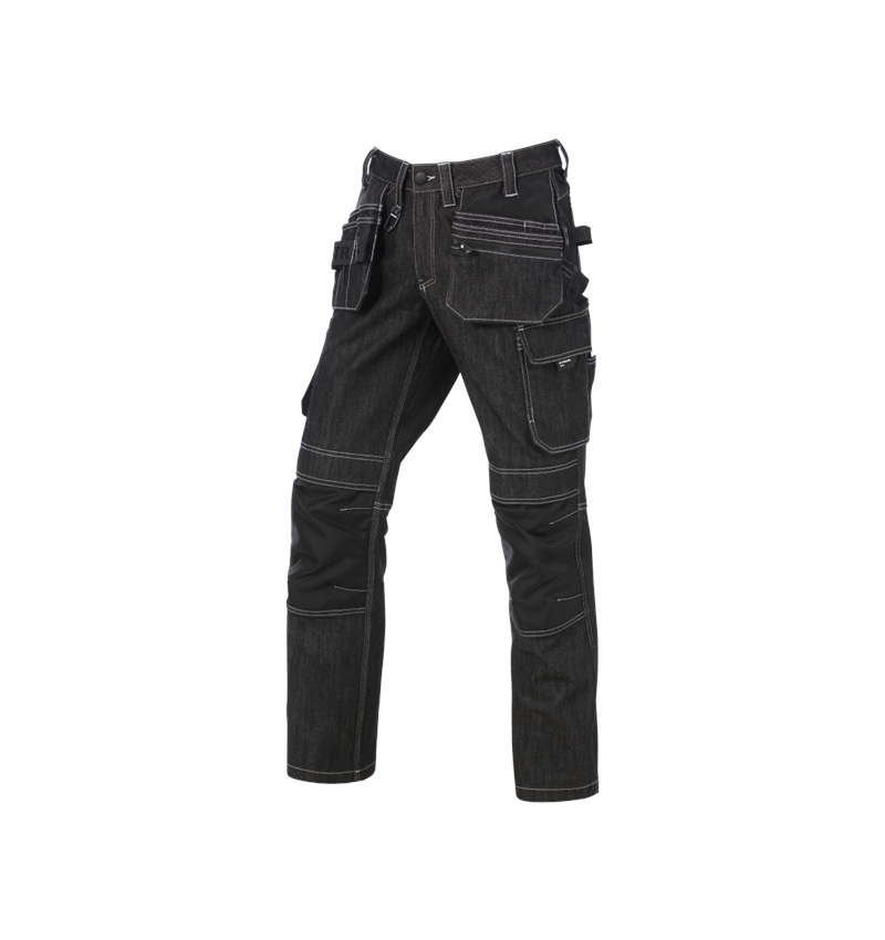 Arbetsbyxor: POWERdenim hölsterjeans e.s.line.nordic + raw black