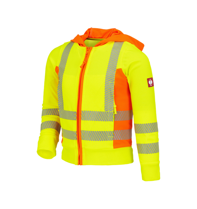 Jackets: High-vis functio. hooded jacket e.s.motion2020, c. + high-vis yellow/high-vis orange 4