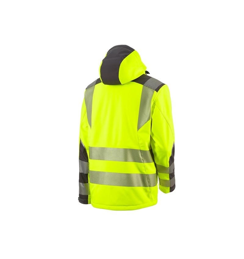 Arbetsjackor: Varseljacka softshell e.s.motion + varselgul/antracit 3