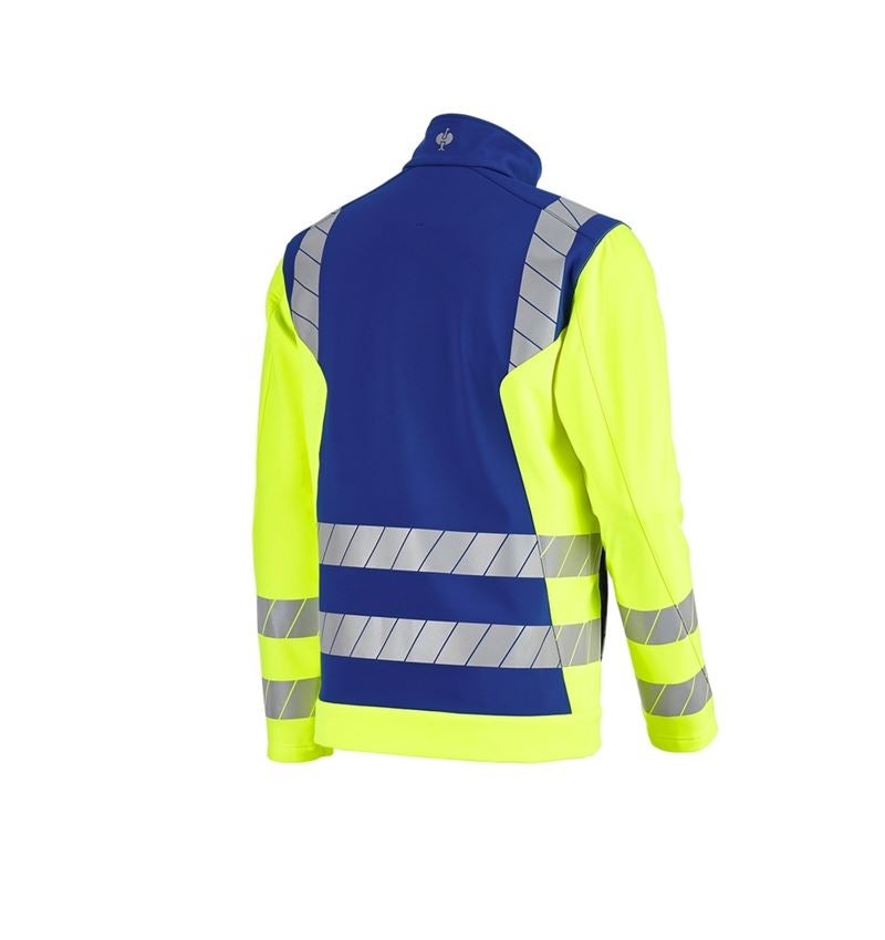 Arbetsjackor: Varseljacka softshell e.s.motion 24/7 + kornblå/varselgul 5