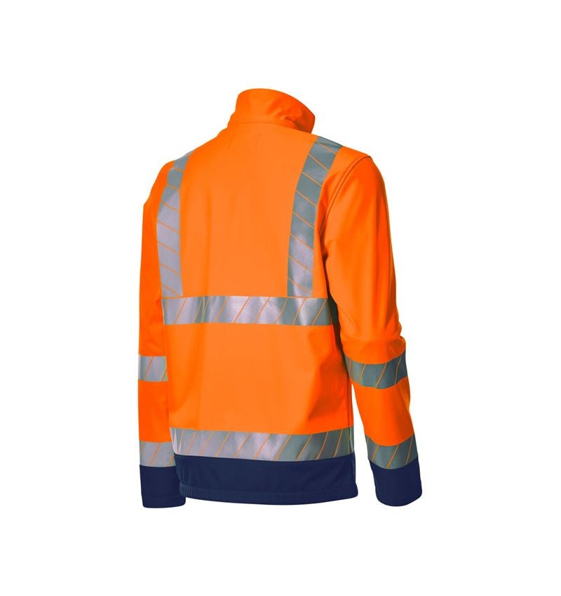 Arbetsjackor: Varseljacka softshell e.s.line.core + varselorange/mörkblå 7