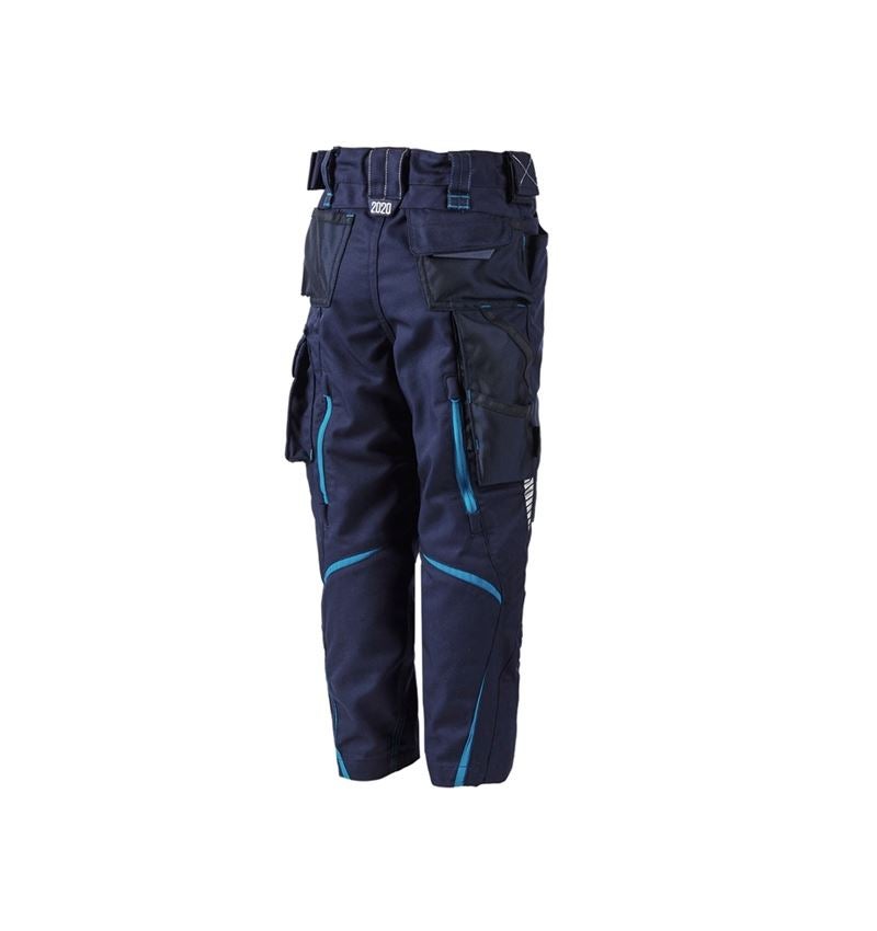 Trousers: Trousers e.s.motion 2020, children's + navy/atoll 6