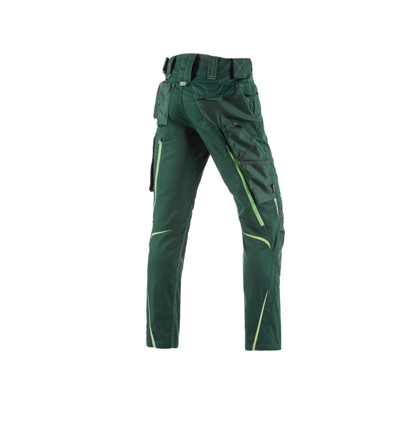 Work Trousers: Trousers e.s.motion 2020 + green/seagreen 6