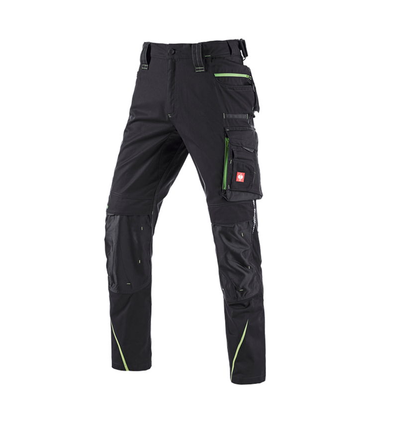 Topics: Trousers e.s.motion 2020 + black/seagreen 9