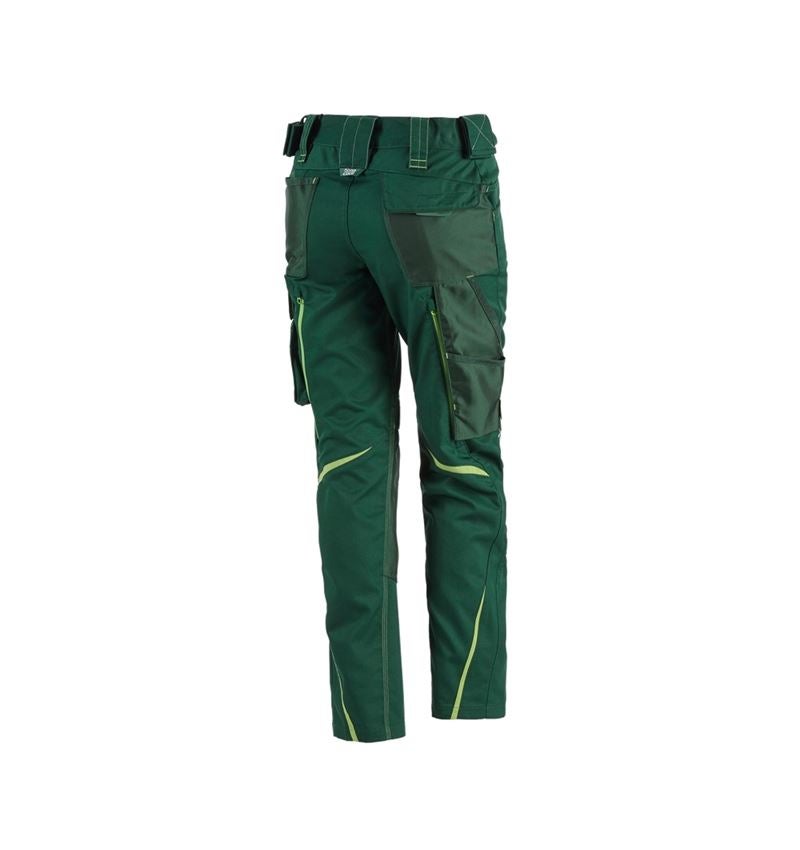 Work Trousers: Ladies' trousers e.s.motion 2020 + green/seagreen 5