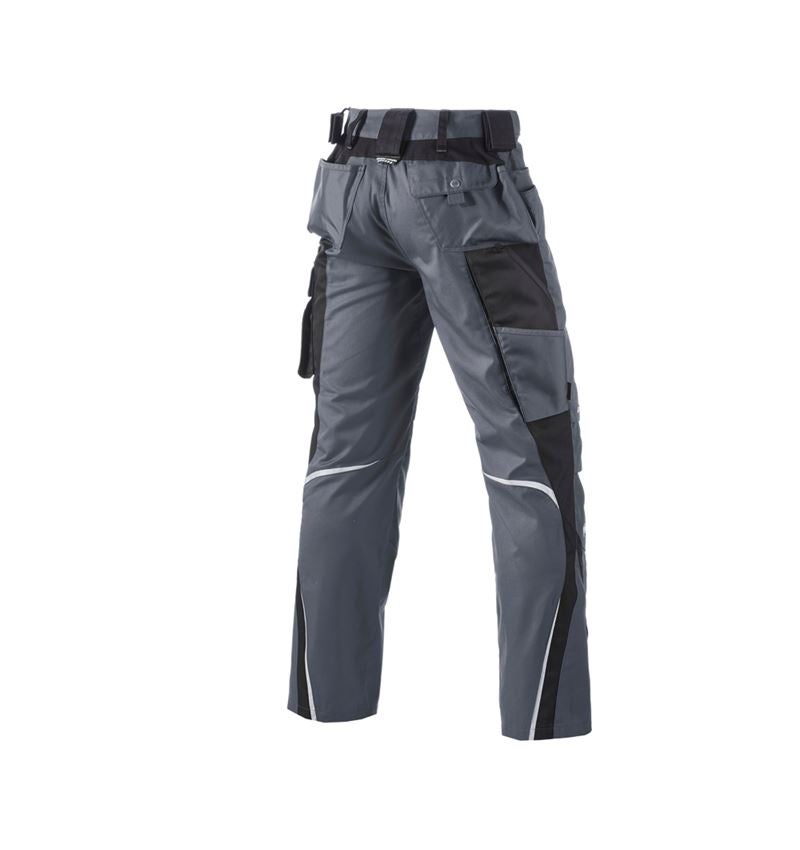 Work Trousers: Trousers e.s.motion + grey/black 7