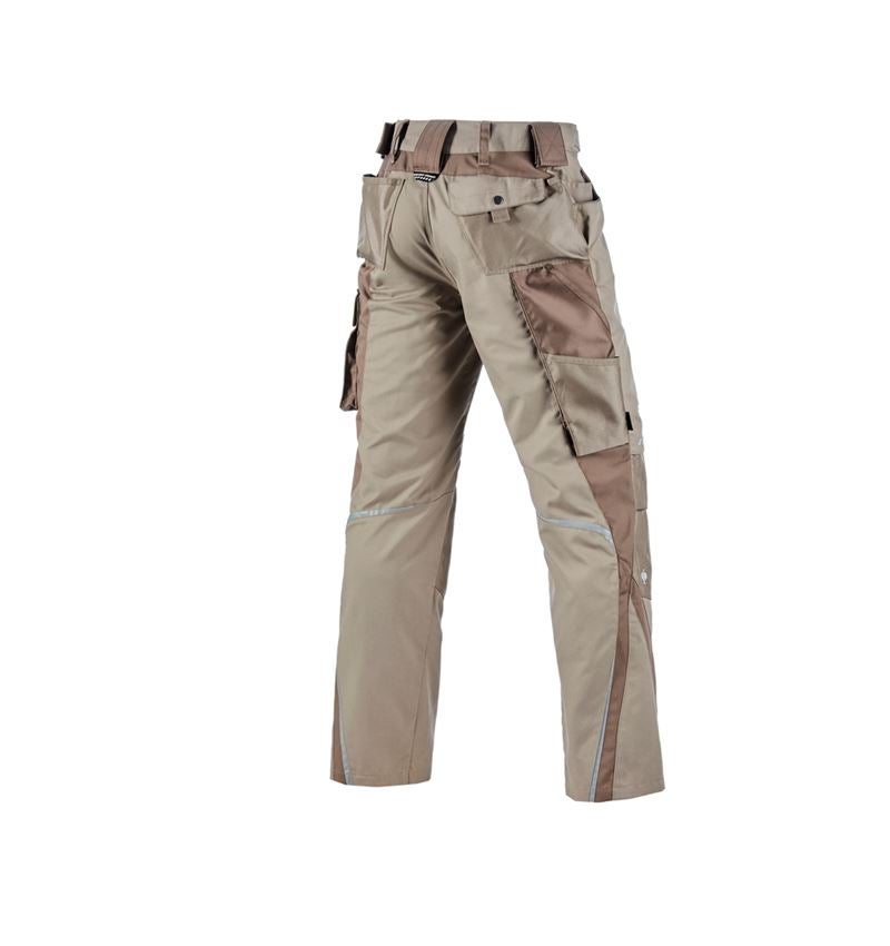 Work Trousers: Trousers e.s.motion + clay/peat 2