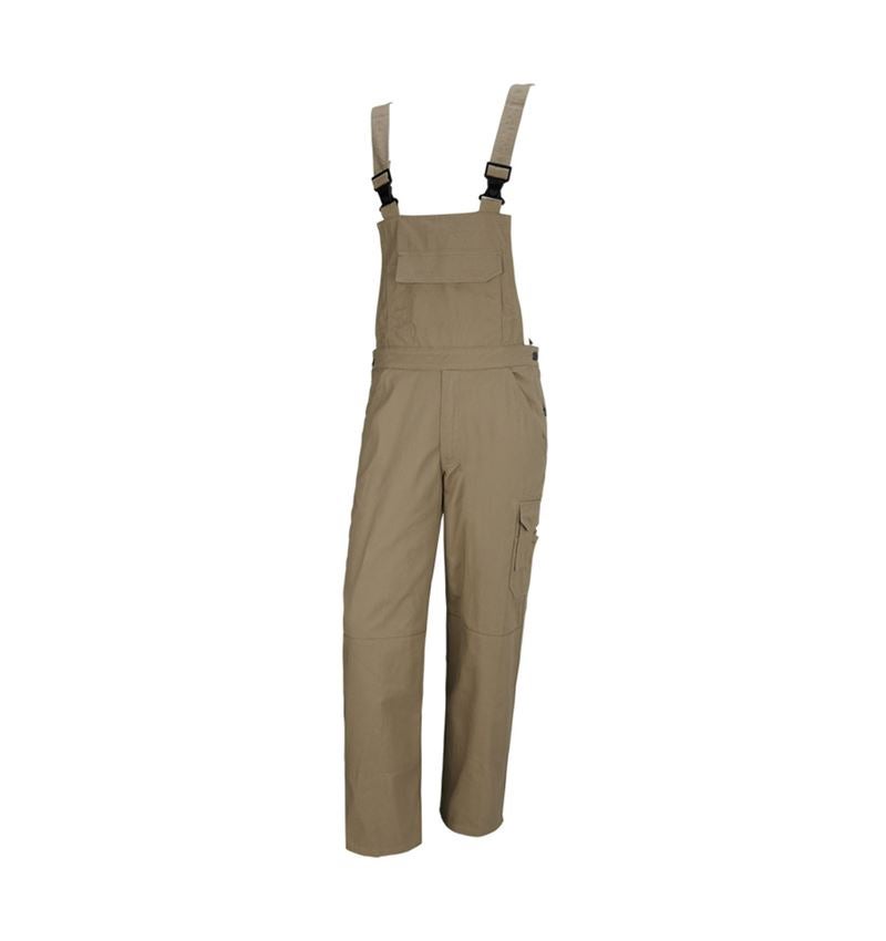 Work Trousers: STONEKIT Bib & Brace Aalborg + khaki