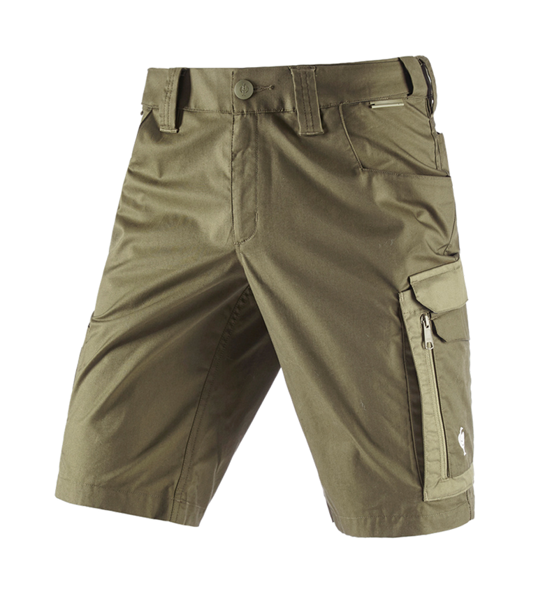 Arbetsbyxor: Shorts e.s.concrete light + slamgrön/stipagrön 5
