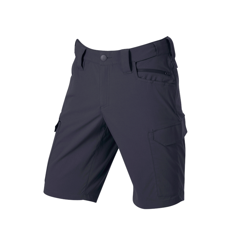 Arbetsbyxor: Shorts e.s.t:aktik light ripstop + nero-blå 5