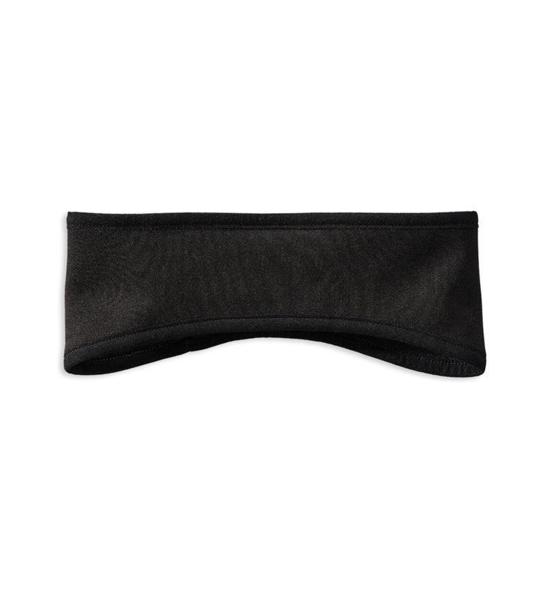 Accessories: e.s. FIBERTWIN® thermo stretch headband + black