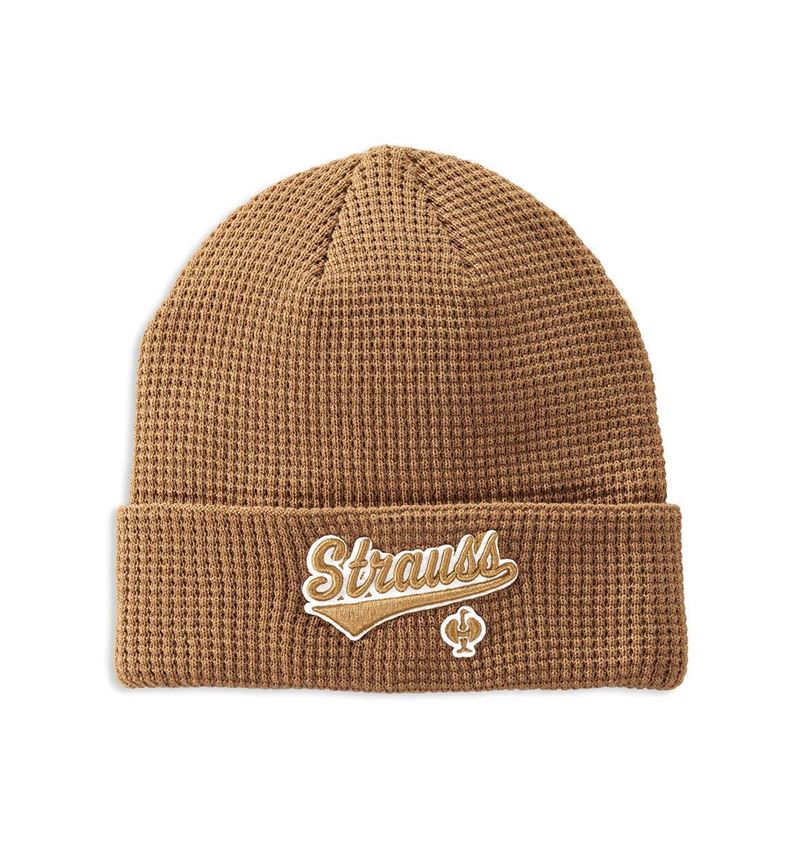 Accessories: Knitted hat e.s.e:pic + almondbrown