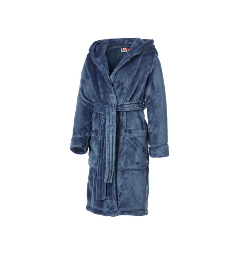 Clothing: e.s. Bathrobe, children's + nordicblue 4