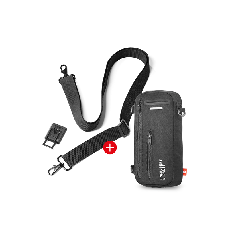 Accessories: SET: e.s. phone leash + bag + black