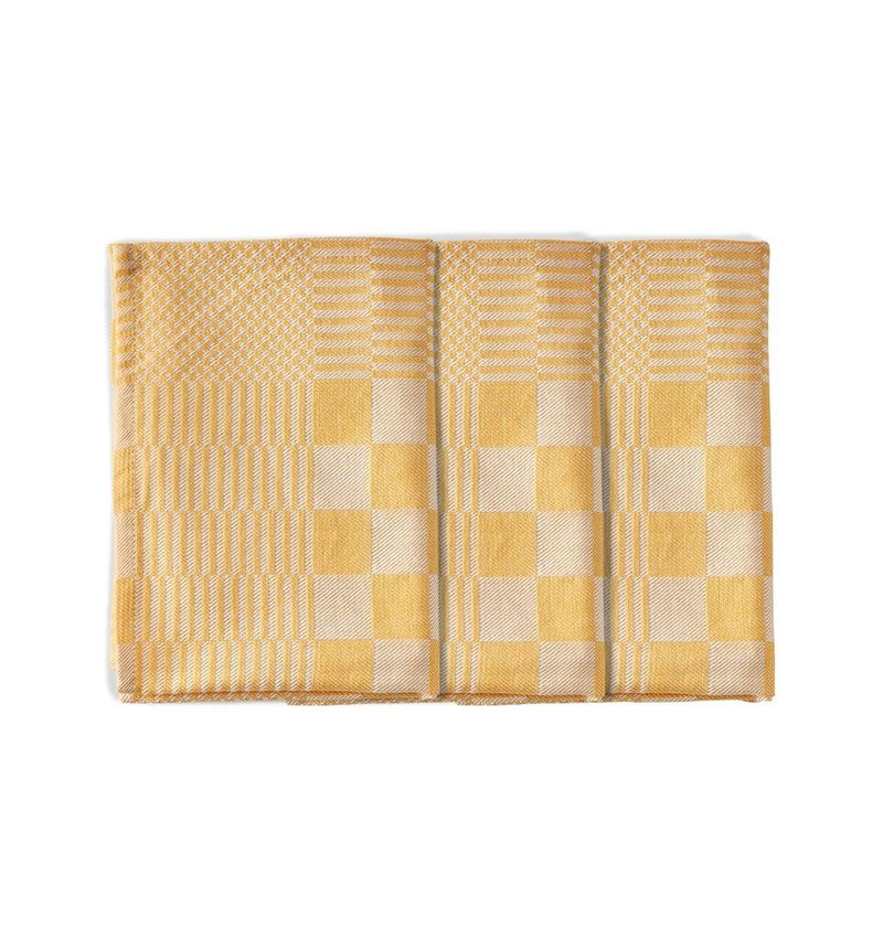 Cloths: e.s. Tea towels solid, pack of 3 + yellow