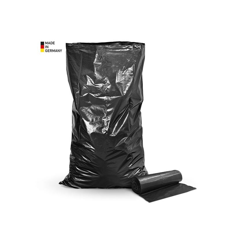 Soppåsar | Avfallshantering: 25x Sopsäckar, 120l, 60 mμ + svart