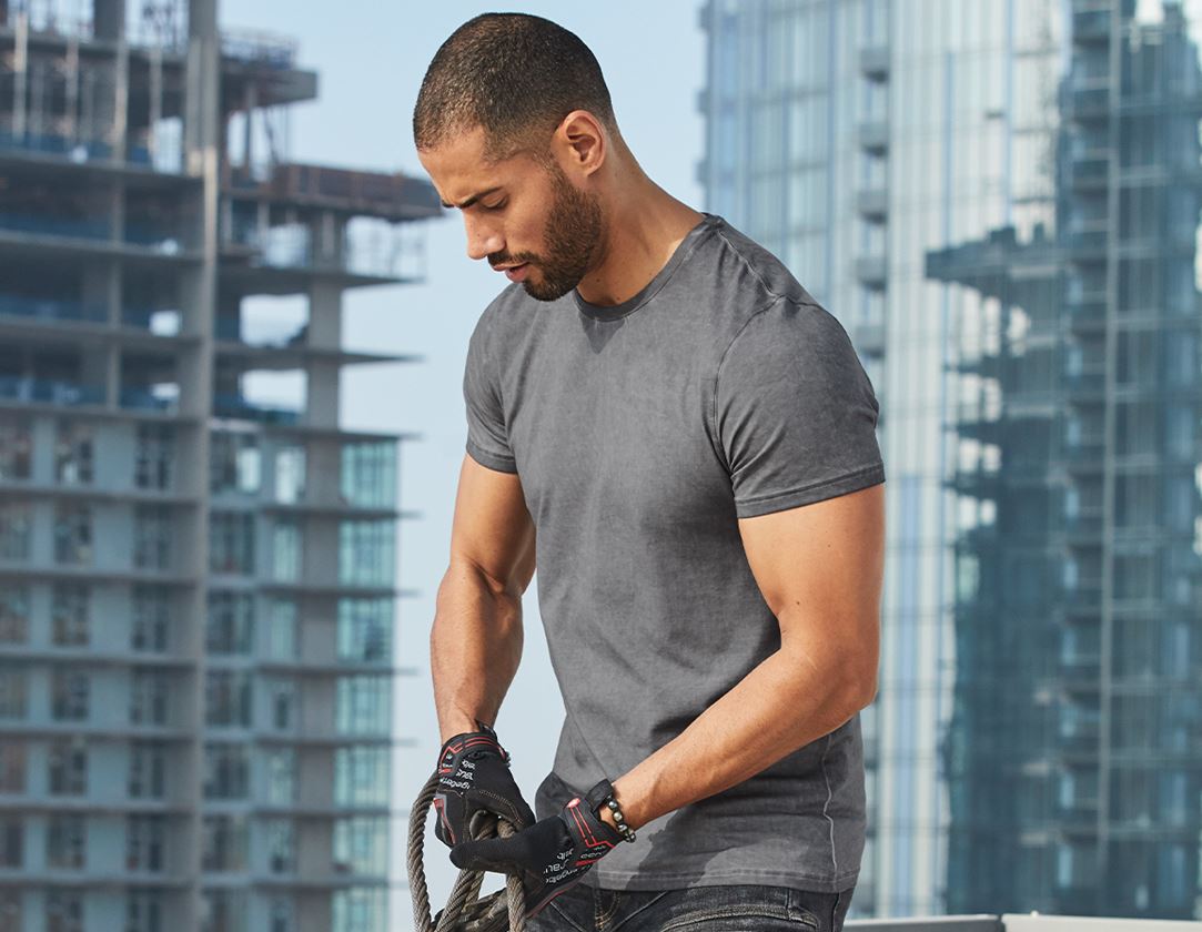 Shirts, Pullover & more: e.s. T-shirt vintage cotton stretch + cement vintage