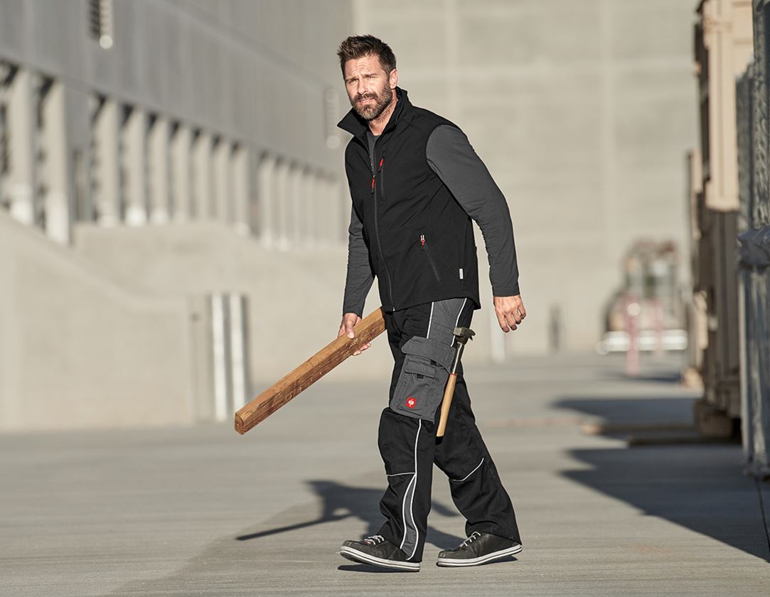 Arbetsvästar: Softshellväst dryplexx® softlight + svart 1