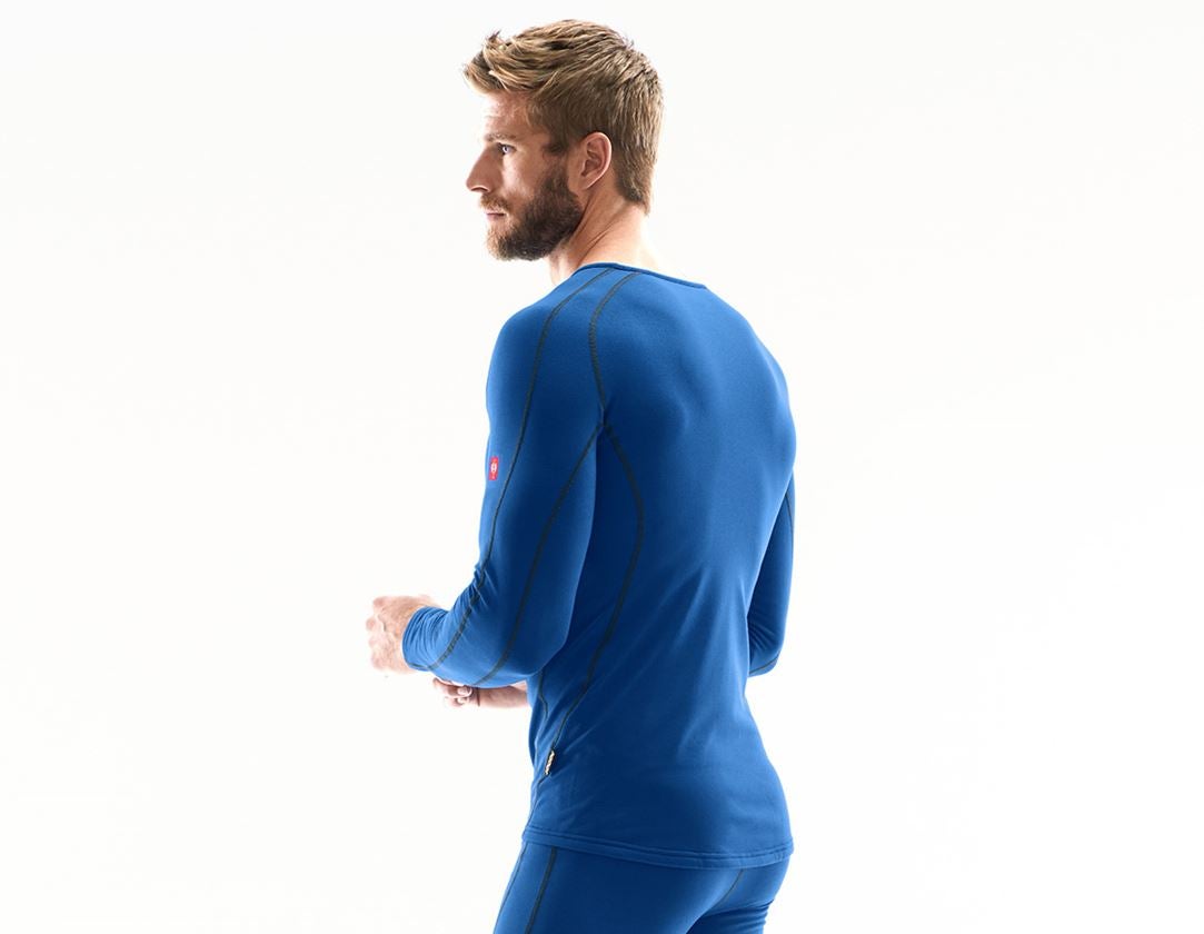 Cold: e.s. functional-longsleeve clima-pro, warm, men's + gentianblue 1