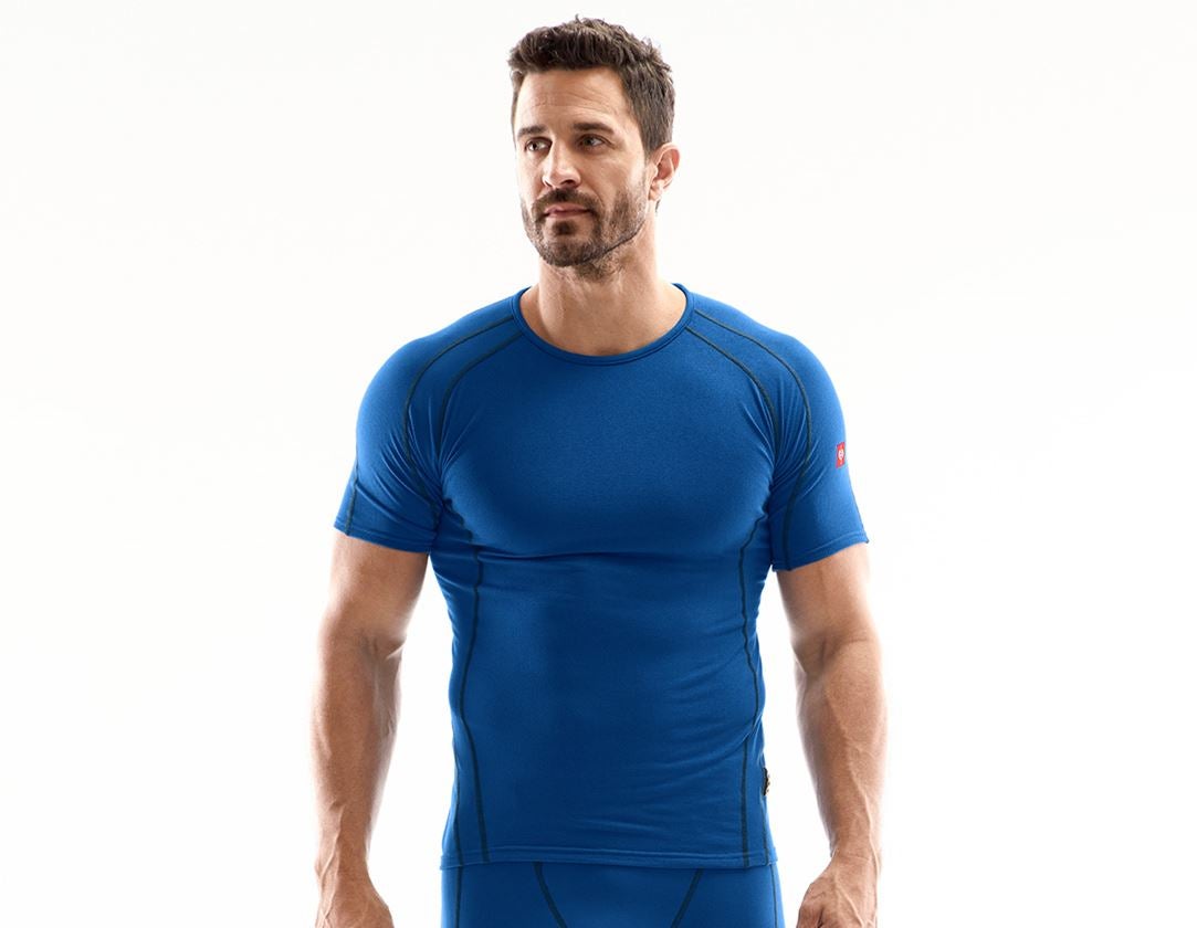 Underwear | Functional Underwear: e.s. Functional-t-shirt clima-pro - warm, men's + gentianblue
