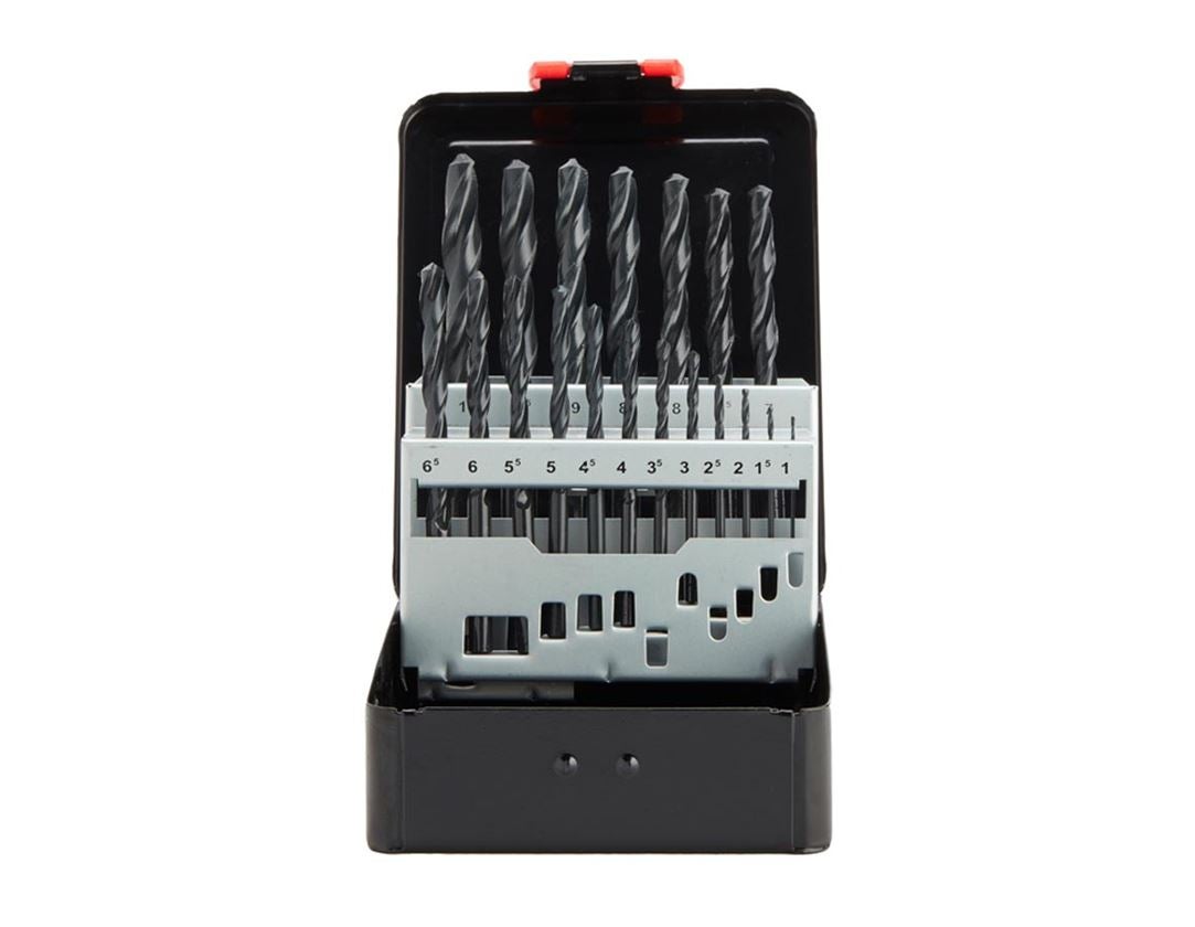 Drills: e.s. HSS-R metal spiral drill set eco 8