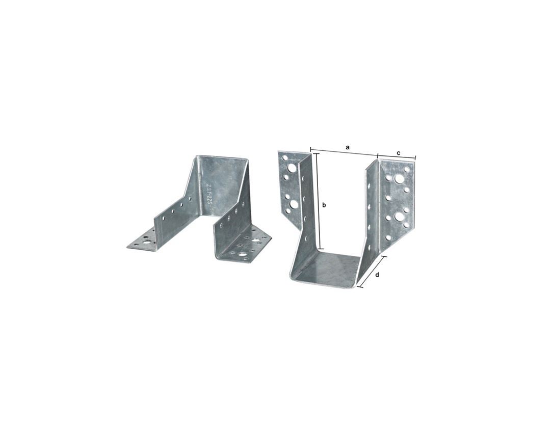 Connection elements: Joist hangers externally-tilted