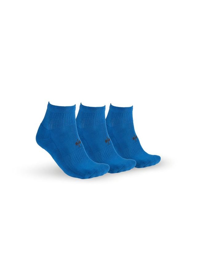 Sockor | Strumpor: e.s. allroundstrumpor Classic light/mid, 3-pack + gentianablå/grafit
