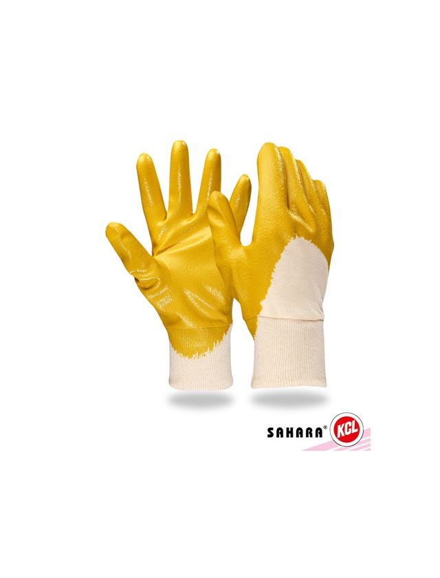 Coated: Nitrile gloves Sahara