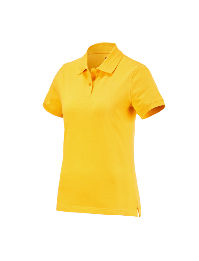 Shirts, Pullover & more: e.s. Polo shirt cotton, ladies' + yellow