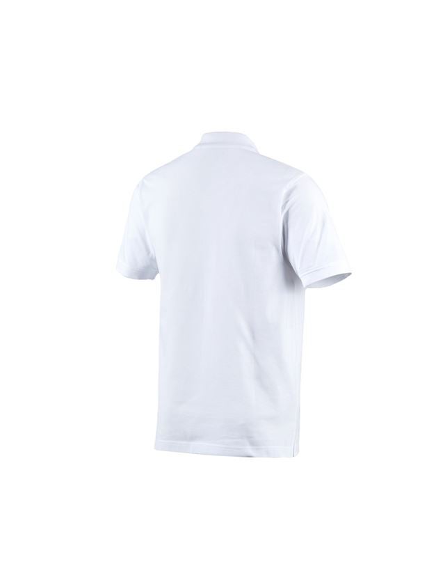 Shirts, Pullover & more: e.s. Polo shirt cotton + white 3