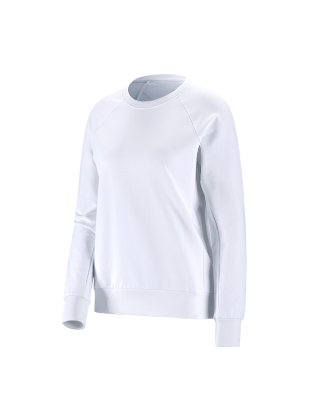 Shirts, Pullover & more: e.s. Sweatshirt cotton stretch, ladies' + white 2