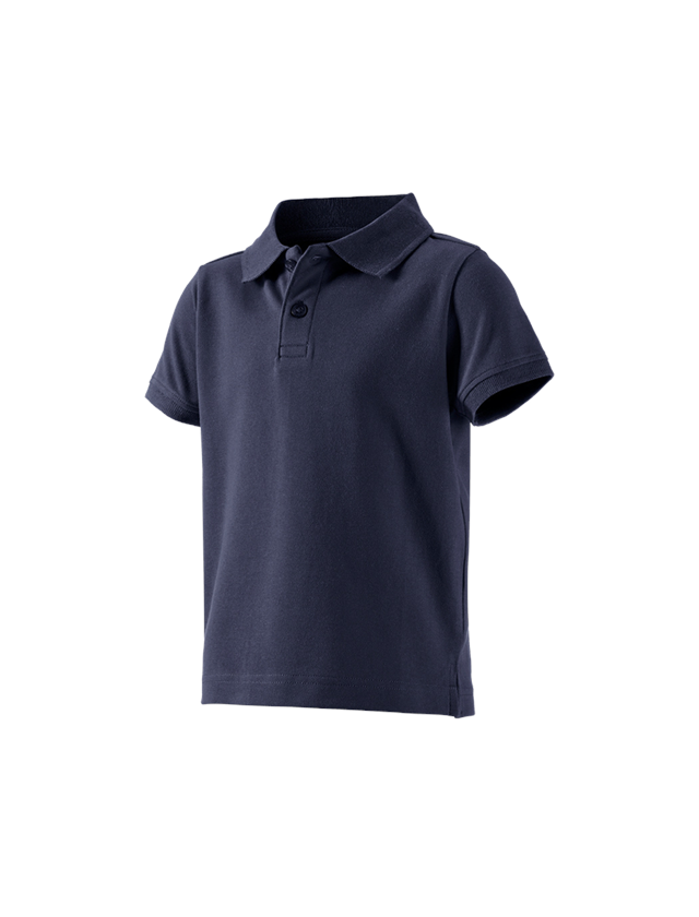 Teman: e.s. Polo-Shirt cotton stretch, barn + mörkblå 3