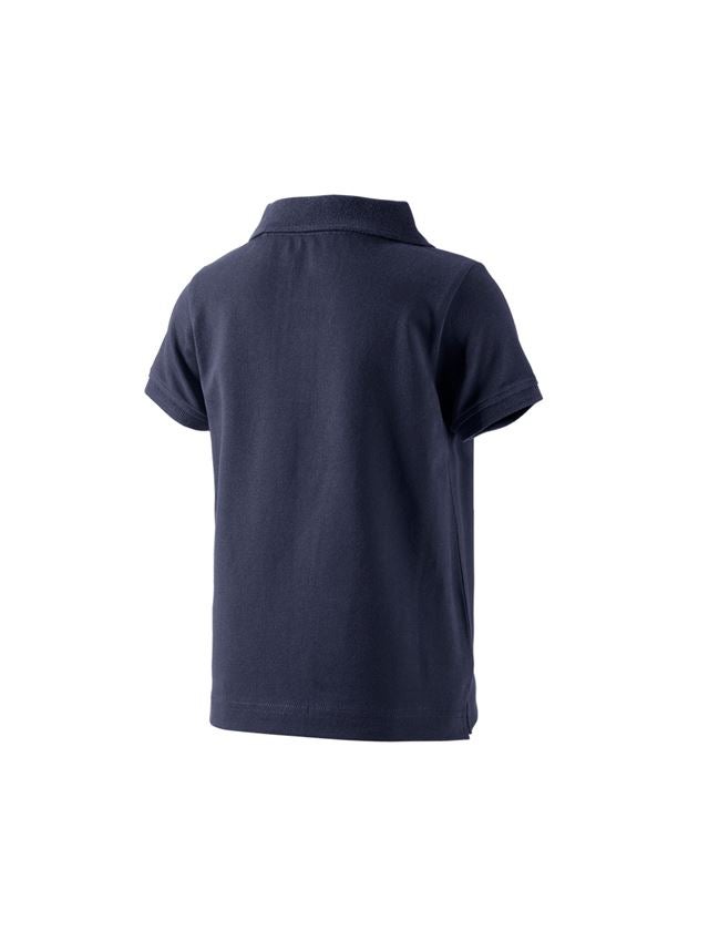 Teman: e.s. Polo-Shirt cotton stretch, barn + mörkblå 4