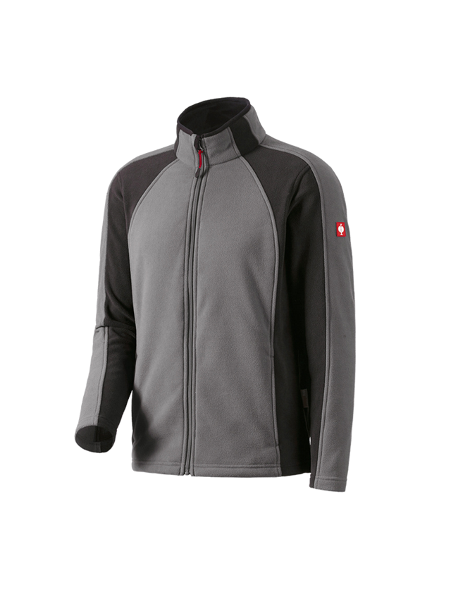 Work Jackets: Microfleece jacket dryplexx® micro + anthracite/black 1