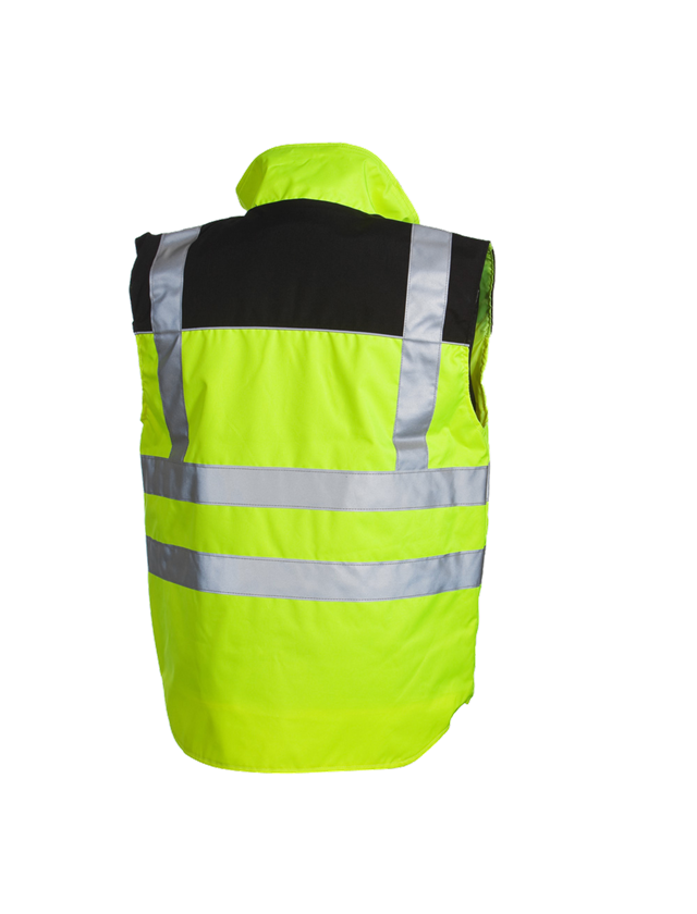 Work Body Warmer: High-vis bodywarmer e.s.image + high-vis yellow 1