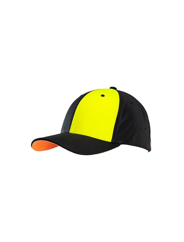 Accessoarer: e.s. keps motion 2020 + svart/varselgul/varselorange