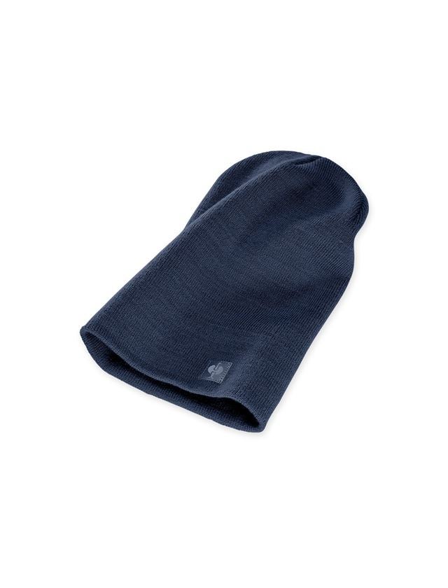 Accessoarer: Stickad mössa e.s.motion ten + skifferblå