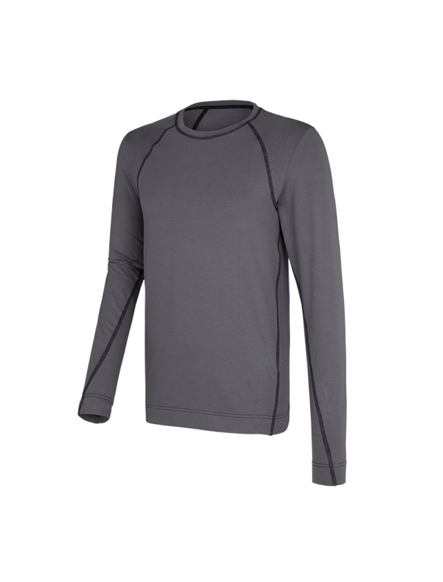 Underkläder |  Underställ: e.s. cotton stretch långärmad tröja + cement 2