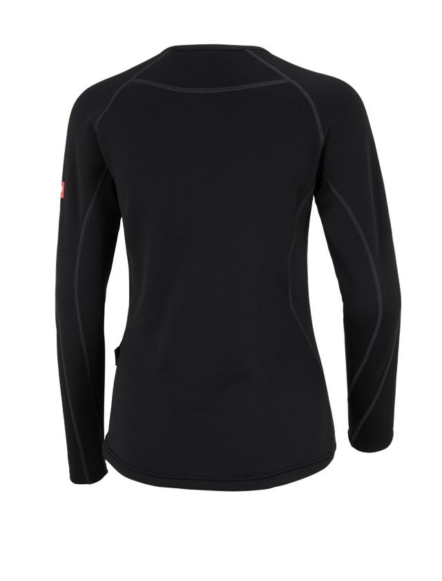 Termounderkläder: e.s. långärmad topp thermo stretch, x-warm, dam + svart 3