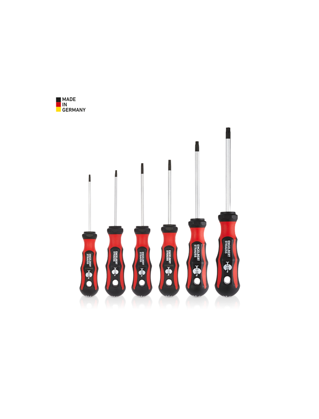 Screwdrivers: 6 Piece TX Srewdriver Set