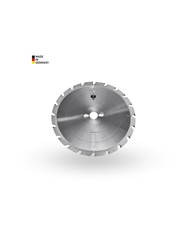 Sawing: e.s. Table-top circular saw blades