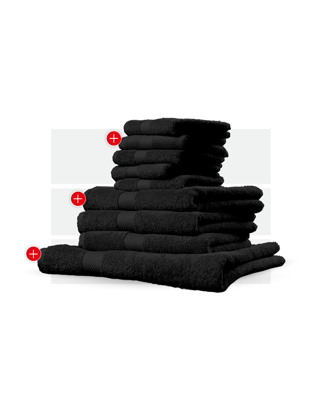 Tools & Equipment: Towel premium gift set + black