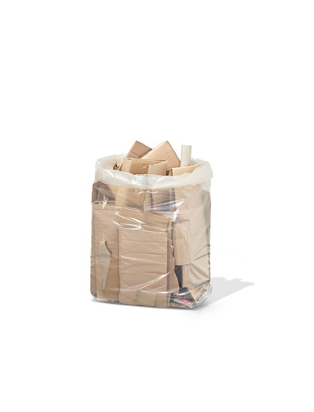 Waste bags | Waste disposal: 15x Rubbish sack Goliath transparent, 120l, 100 mμ