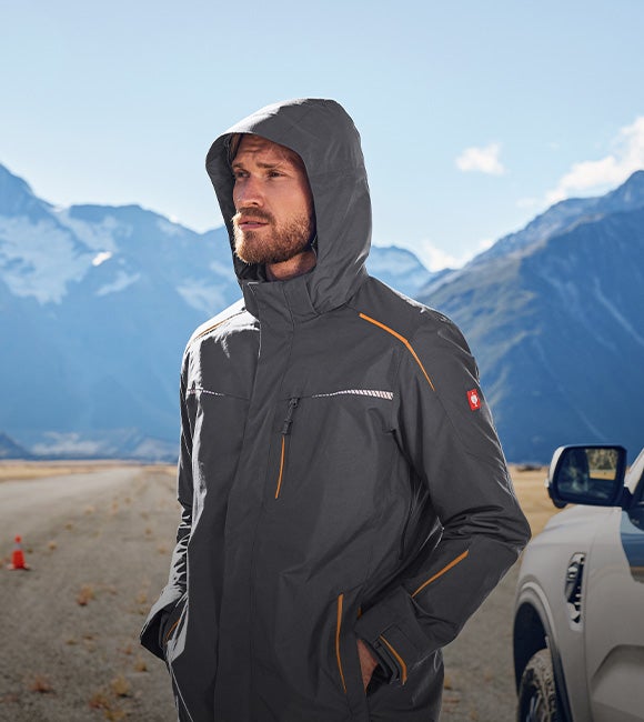 e.s.motion 2020 in the colour anthracite-high-vis orange for men
