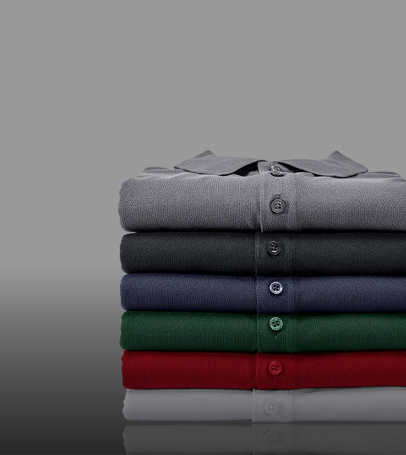 Basic shirts in many different colours