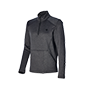 Troyertröja thermo stretch basaltgrå melange/acidgul