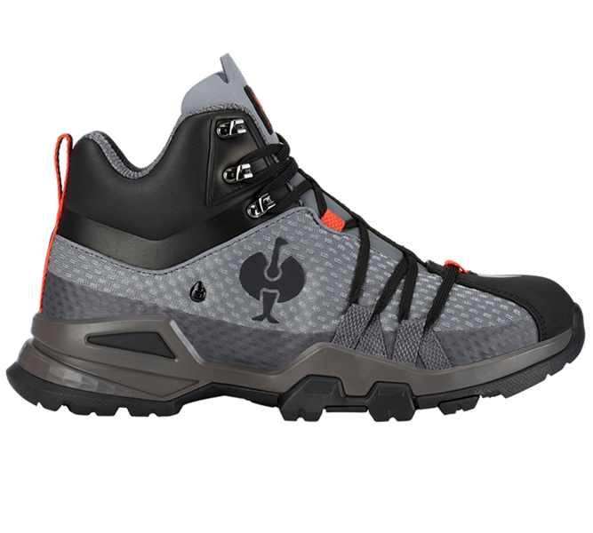 Hlavné zobrazenie, Pracovné topánky, O2 pracovná obuv e.s. Kobuk mid, antracitová/solárna červená